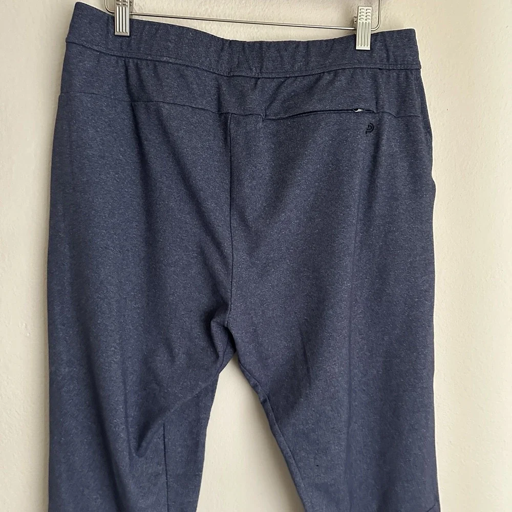 Public Rec All Day Every Day Jogger Mens 36/28 Navy Blue Heathered Stretch Pants